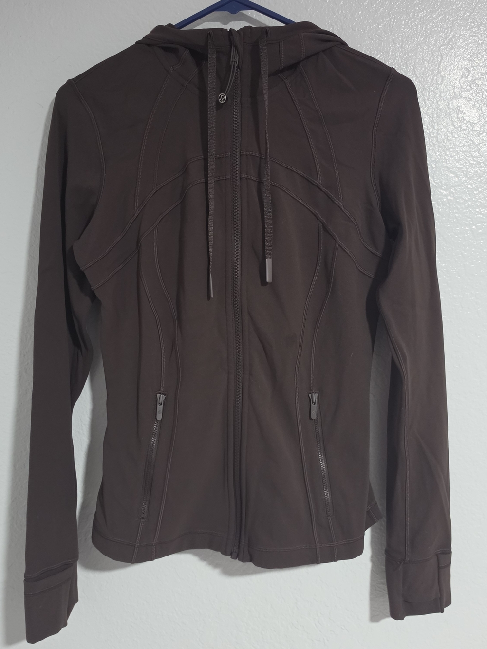lululemon athletica Define Brown Hooded Full-Zip Jacket
